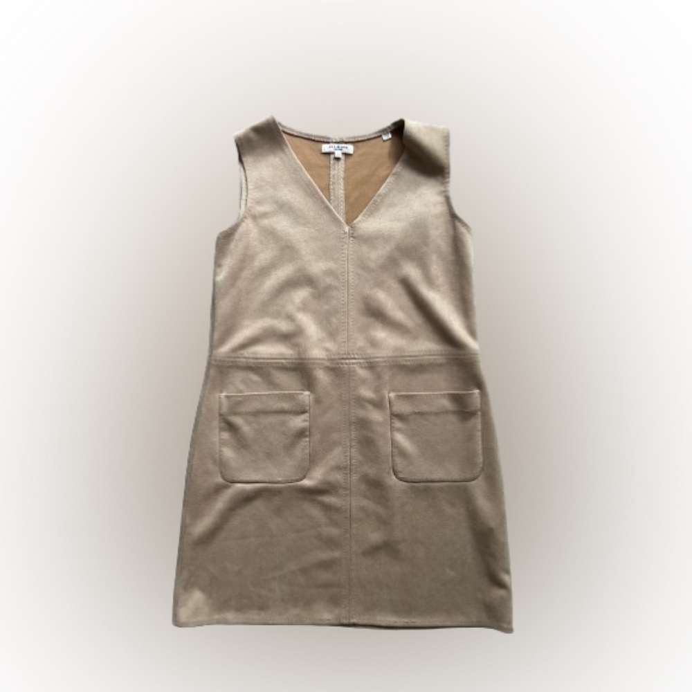 MAX STUDIO suede mini dress